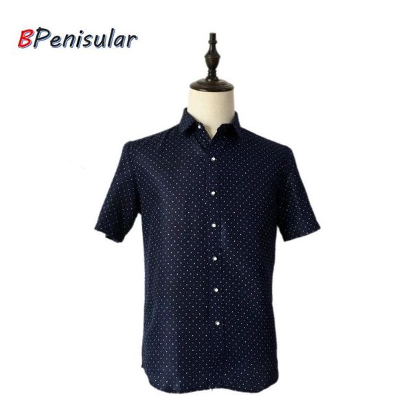 polka dot shirts men 2020 summer short sleeve dark blue shirt men turn down collar single breasted business casual blouses, White;black
polka dot shirts men 2020 summer short sleeve dark blue shirt men turn down collar single breasted business casual blouses, White;black