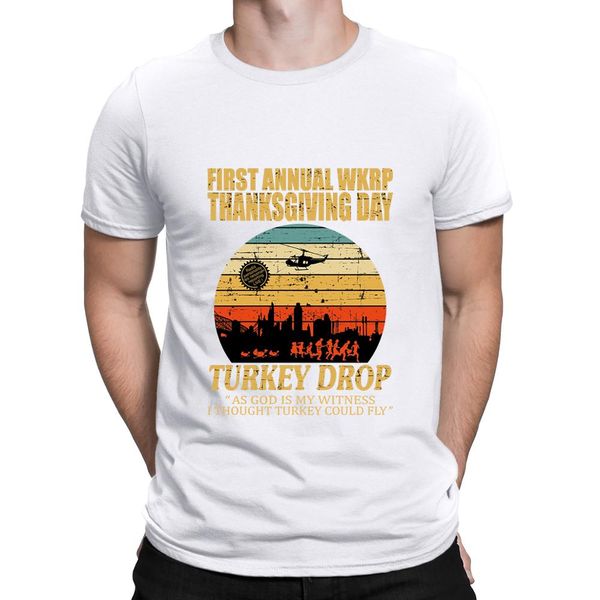 first annual wkrp thanksgiving day turkey drop november 1978 vintage men cotton short t-shirt
first annual wkrp thanksgiving day turkey drop november 1978 vintage men cotton short t-shirt