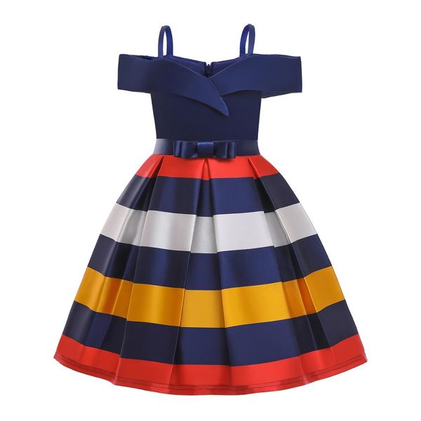 for suspenders striped cotton children summer princess wedding dress baby girl clothes kg-582, Red;yellow
for suspenders striped cotton children summer princess wedding dress baby girl clothes kg-582, Red;yellow