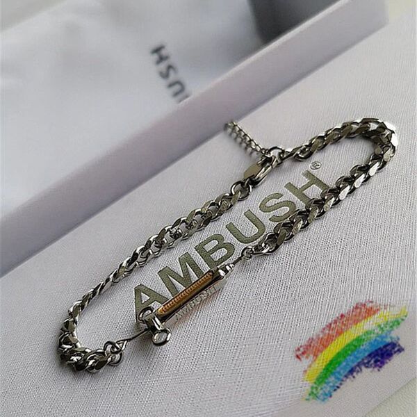 bracelets men women 1 chain with original gift box cloth bag accessories, Silver 
bracelets men women 1 chain with original gift box cloth bag accessories, Silver