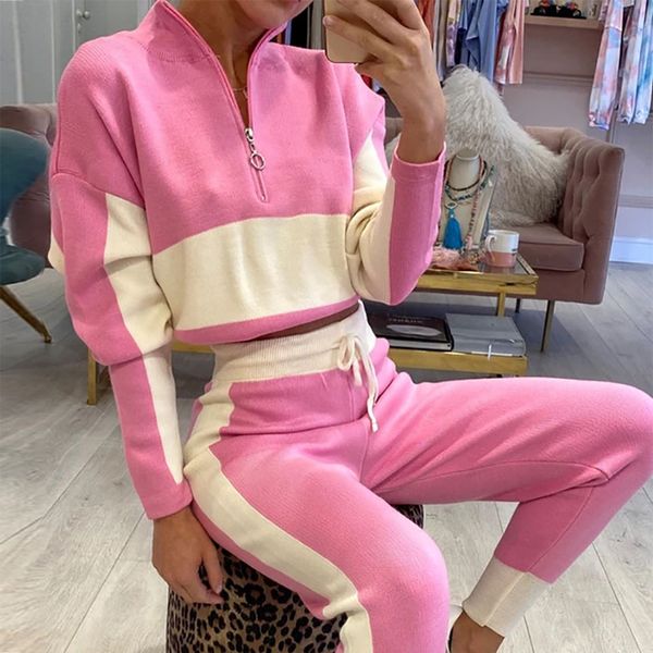 women's tracksuits sondr leisure high zipper collar two-piece jogging suit fitness women fashion lace sports up autumn 2021, Gray
women's tracksuits sondr leisure high zipper collar two-piece jogging suit fitness women fashion lace sports up autumn 2021, Gray