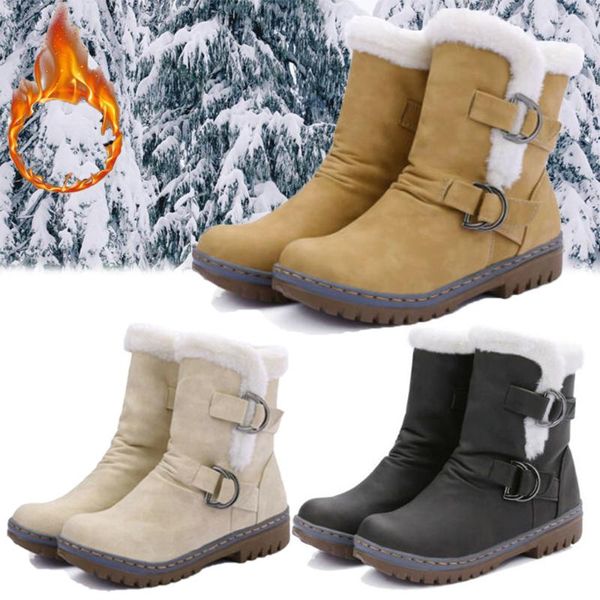 boots 2021 women snow ankle winter solid fur lined ski shoes female thick warm outdoor snowboots anti-slip suede booties d20, Black
boots 2021 women snow ankle winter solid fur lined ski shoes female thick warm outdoor snowboots anti-slip suede booties d20, Black
