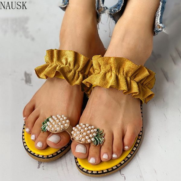 2020 summer flat heel women ladies sandals toe ring bohemia sandals ananas flat shoe outdoor holiday slides 35-43, Black
2020 summer flat heel women ladies sandals toe ring bohemia sandals ananas flat shoe outdoor holiday slides 35-43, Black