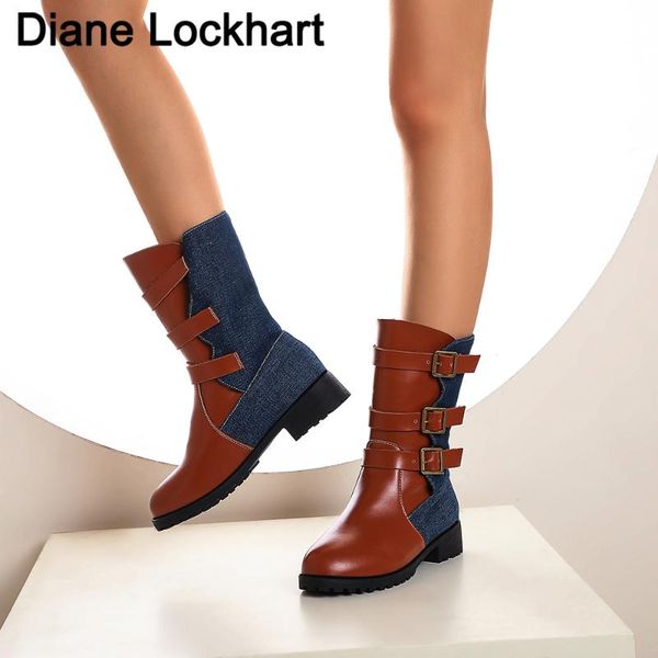new vintage flat boots for women retro winter platform shoes round toe mid-calf western boots women's chaussure female botines, Black
new vintage flat boots for women retro winter platform shoes round toe mid-calf western boots women's chaussure female botines, Black