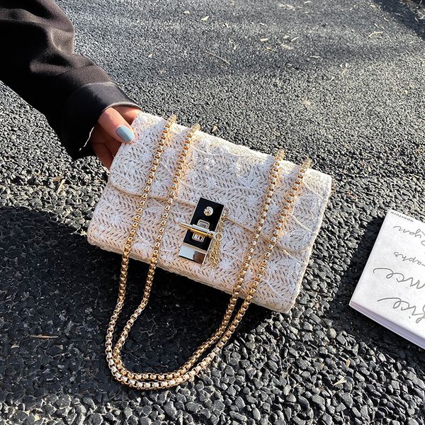 woven mini bag women's 2020 new fashion lock straw square sling bag western style all-match chain shoulder/crossbody
woven mini bag women's 2020 new fashion lock straw square sling bag western style all-match chain shoulder/crossbody