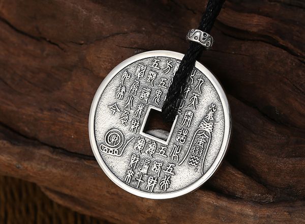 925 sterling silver necklace for women men taoism gossip amulet rope necklace christmas gifts
925 sterling silver necklace for women men taoism gossip amulet rope necklace christmas gifts