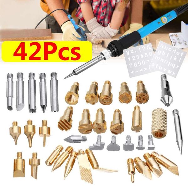 electric soldering iron kit wood burning pen 42pcs 60w tip pyrography craft tool 110v/220v us/eu plug repair for woodworking
electric soldering iron kit wood burning pen 42pcs 60w tip pyrography craft tool 110v/220v us/eu plug repair for woodworking
