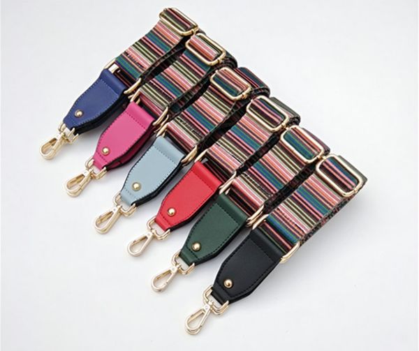 colored bag strap for crossbody replacement belt striped women bag accessories chain nylon shoulder fittings, Black
colored bag strap for crossbody replacement belt striped women bag accessories chain nylon shoulder fittings, Black
