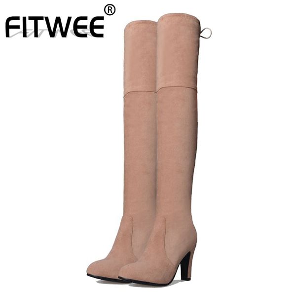 fitwee size 31-45 women over the knee boots high heel woman shoes fur winter knee boots fashion sweet warm woman long, Black
fitwee size 31-45 women over the knee boots high heel woman shoes fur winter knee boots fashion sweet warm woman long, Black