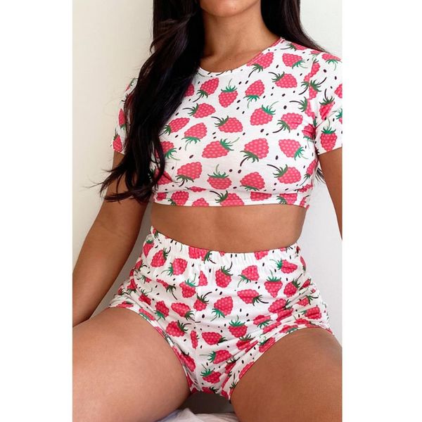 women nightwear women printed leisure suit t shirt and shorts individuality cool charming cy890, Black;white
women nightwear women printed leisure suit t shirt and shorts individuality cool charming cy890, Black;white