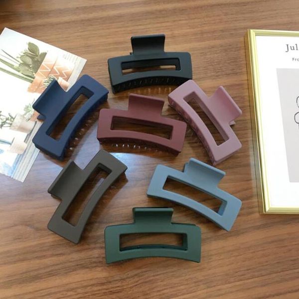 rectangle hair solid color plastic hair grab clips women korean accessories for girls buckle bath ponytail holder
rectangle hair solid color plastic hair grab clips women korean accessories for girls buckle bath ponytail holder