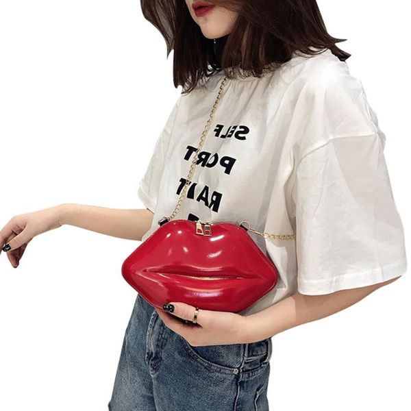 women shoulder portable lip-shape no-lining small casual pack fashion cross-body bags hard bag for ladies
women shoulder portable lip-shape no-lining small casual pack fashion cross-body bags hard bag for ladies