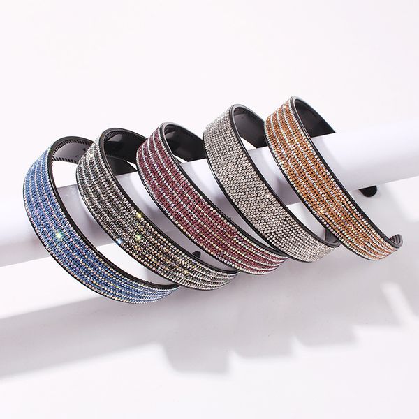 women fashion headbands new wide-brimmed full diamond headband korean designer creative fashion toothed anti-skid pressure hair accessories, Silver
women fashion headbands new wide-brimmed full diamond headband korean designer creative fashion toothed anti-skid pressure hair accessories, Silver