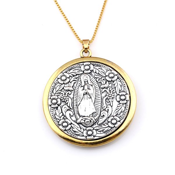 1pcs /lots two-tone san judas tadeo ruega por nosotros alloy charms pendant necklaces jewelry diy 23.6 inches chains a-561d, Silver
1pcs /lots two-tone san judas tadeo ruega por nosotros alloy charms pendant necklaces jewelry diy 23.6 inches chains a-561d, Silver
