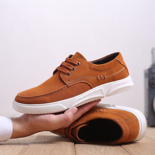 concise men blue casual comfort shoes fashion designer lace up suede nubuck man trending leisure flats brown size 39-48 hc-6599, Black
concise men blue casual comfort shoes fashion designer lace up suede nubuck man trending leisure flats brown size 39-48 hc-6599, Black