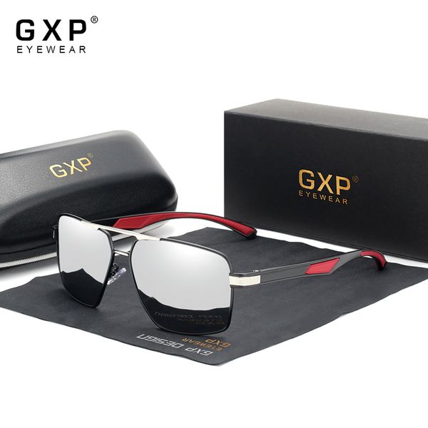 gxp aluminum men's sunglasses polarized lens brand design temples sun glasses coating mirror glasses 7719, White;black
gxp aluminum men's sunglasses polarized lens brand design temples sun glasses coating mirror glasses 7719, White;black