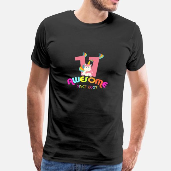 awesome since 2007 unicorn birthday gift t shirt men design 100% cotton round collar basic solid comfortable spring autumn outfit shirt
awesome since 2007 unicorn birthday gift t shirt men design 100% cotton round collar basic solid comfortable spring autumn outfit shirt