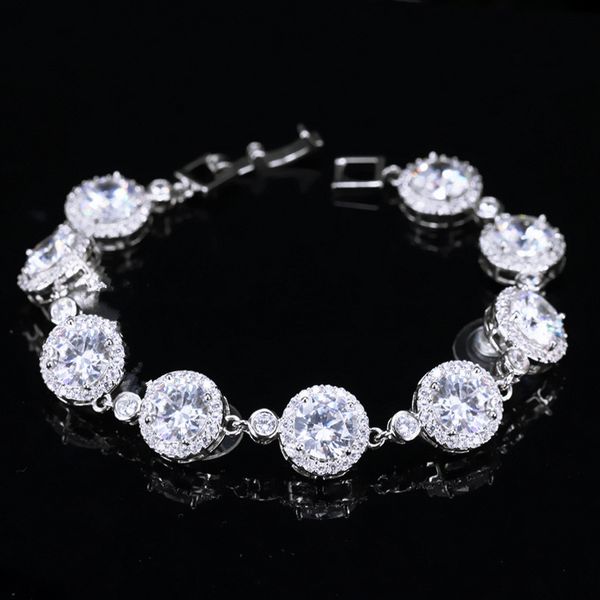 popular jewery 18.4cm women bracelet white and multicolor link chains set with cubic zirconia, Golden;silver
popular jewery 18.4cm women bracelet white and multicolor link chains set with cubic zirconia, Golden;silver