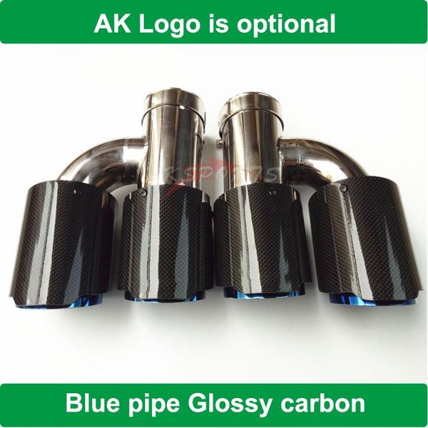 2pcs h style universal dual ak logo glossy carbon fiber exhaust tip blue steel exhaust pipe muffler tip for bm for
2pcs h style universal dual ak logo glossy carbon fiber exhaust tip blue steel exhaust pipe muffler tip for bm for