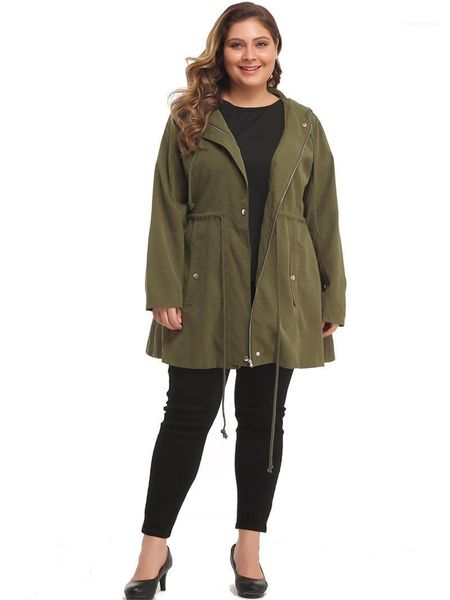 hooded long sleeve fashion female clothing womens designer slim long coats solid hoodie adjustable waist outerwears plus size, Tan;black
hooded long sleeve fashion female clothing womens designer slim long coats solid hoodie adjustable waist outerwears plus size, Tan;black