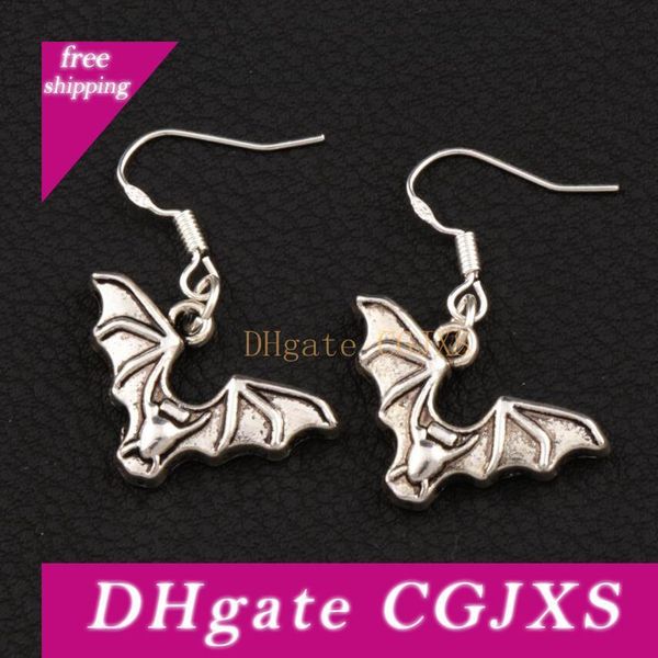 Flying Bat Animal Earrings 925 Silver Fish Ear Hook 40pairs /Lot Antique Silver Chandelier E979 32 .6x23 .9mm
Flying Bat Animal Earrings 925 Silver Fish Ear Hook 40pairs /Lot Antique Silver Chandelier E979 32 .6x23 .9mm