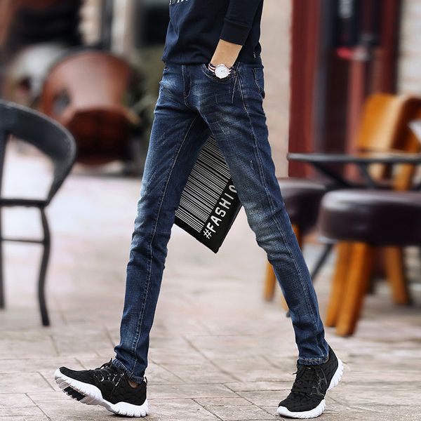 2020 fashion straight stretch young men bound feet long pencil pants jeans teenagers blue denim vaqueros hombre
2020 fashion straight stretch young men bound feet long pencil pants jeans teenagers blue denim vaqueros hombre