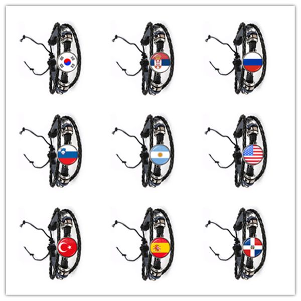 anklets national flag leather bracelet korea,serbia,russia,slovenia,argentina,united states,turkey,spain,dominica jewelry for women men, Red;blue
anklets national flag leather bracelet korea,serbia,russia,slovenia,argentina,united states,turkey,spain,dominica jewelry for women men, Red;blue