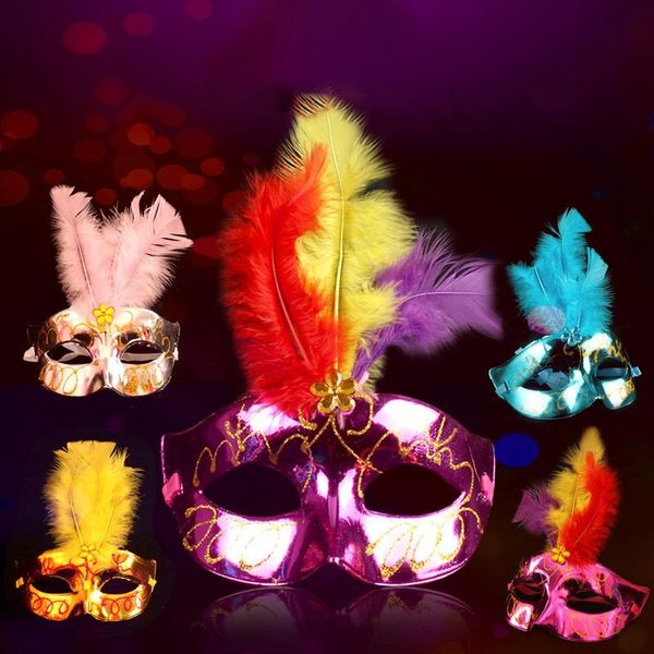 venetian masquerade feather masks christmas halloween dance party mask mardi gras sparkle princess half face gift dbc bh3991
venetian masquerade feather masks christmas halloween dance party mask mardi gras sparkle princess half face gift dbc bh3991