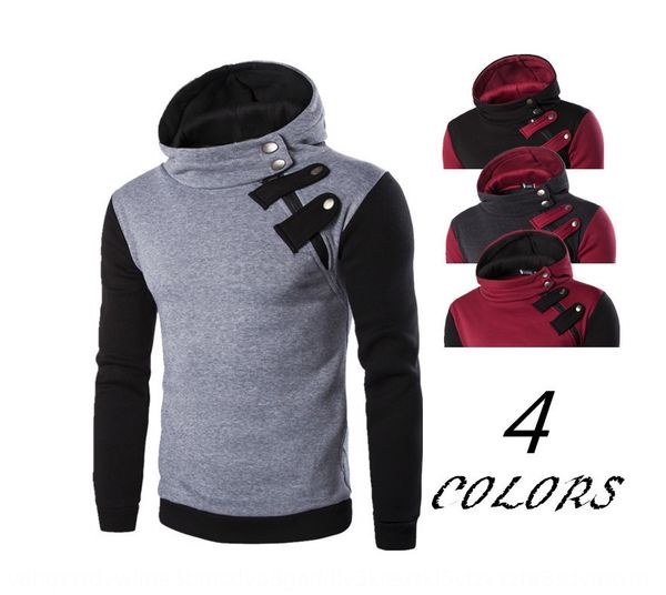 2020 men's casual pullover hooded sweater sports hooded fashionable contrast color men's pullover oblique zipper sweater dw01 2yne, Black
2020 men's casual pullover hooded sweater sports hooded fashionable contrast color men's pullover oblique zipper sweater dw01 2yne, Black