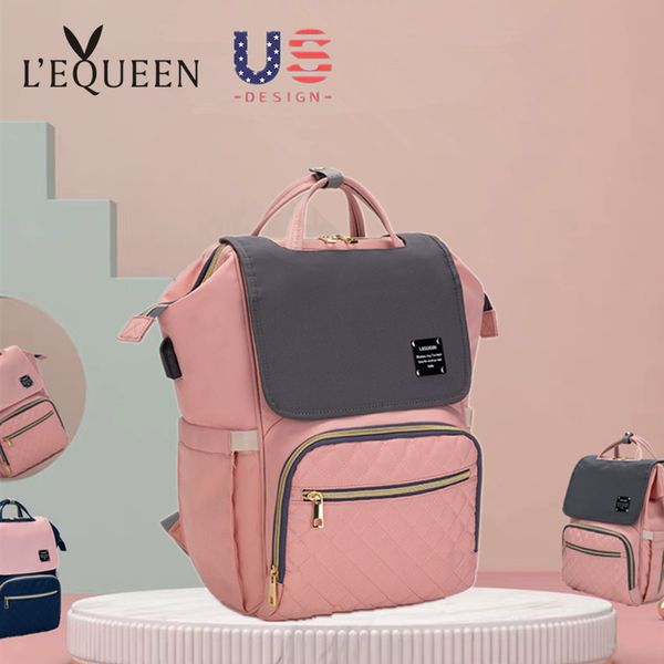 lequeen foreign trade new diaper bag multi-function large capacity baby diapers packs backpack lunch bag mother's
lequeen foreign trade new diaper bag multi-function large capacity baby diapers packs backpack lunch bag mother's