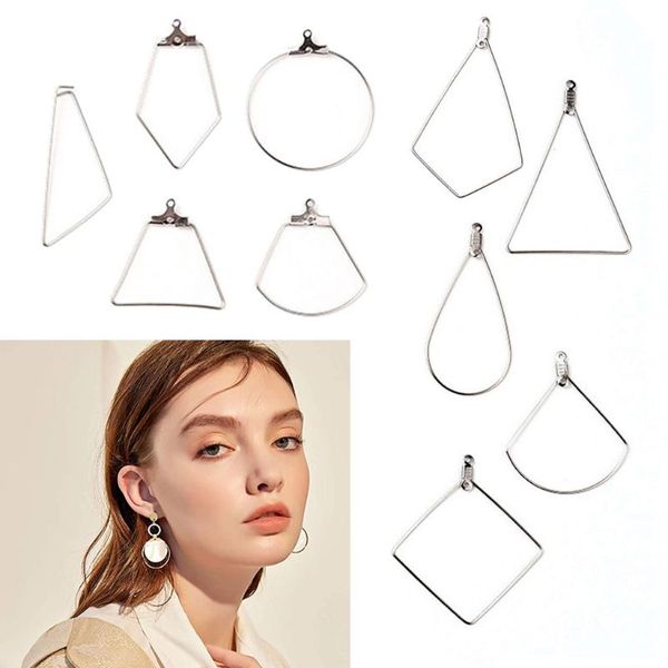 20pcs earring hooks teardrop square round irregular shape earrings pendant beading hoop earrings findings jewelry making, Golden;silver
20pcs earring hooks teardrop square round irregular shape earrings pendant beading hoop earrings findings jewelry making, Golden;silver