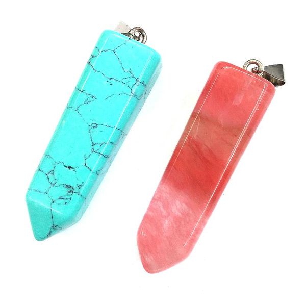 triangular pyramid blue sand stones pendant reiki healing natural stone amulet diy jewelry gift size 12x50mm, Bronze;silver
triangular pyramid blue sand stones pendant reiki healing natural stone amulet diy jewelry gift size 12x50mm, Bronze;silver