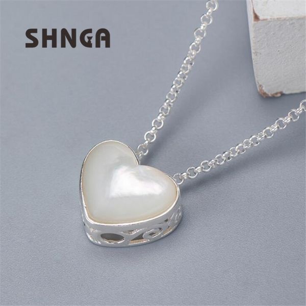 shnca brand wedding silver 925 jewelry necklace fashion hollow love heart shape shell choker necklaces for women bn031
shnca brand wedding silver 925 jewelry necklace fashion hollow love heart shape shell choker necklaces for women bn031