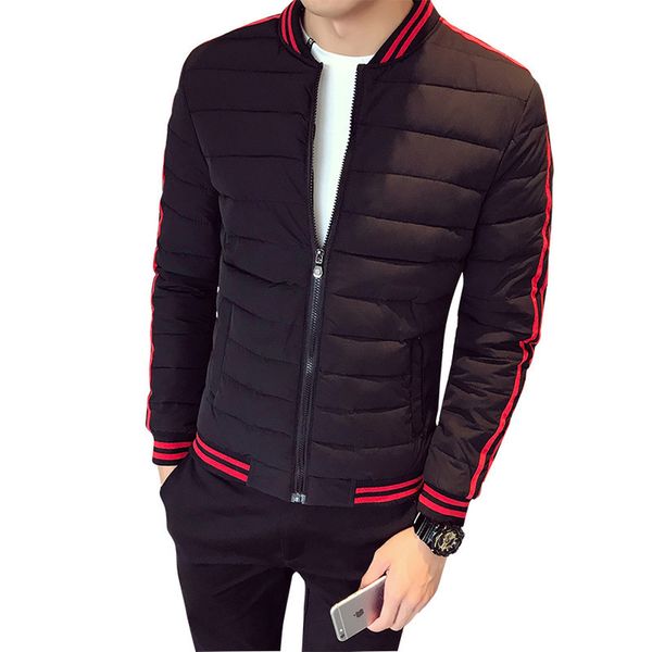 winter men's jackets thin casual parka men warm windbreaker cotton stand collar white stripe patchwork coat puffer jackets x0923 x0923, Black;brown
winter men's jackets thin casual parka men warm windbreaker cotton stand collar white stripe patchwork coat puffer jackets x0923 x0923, Black;brown