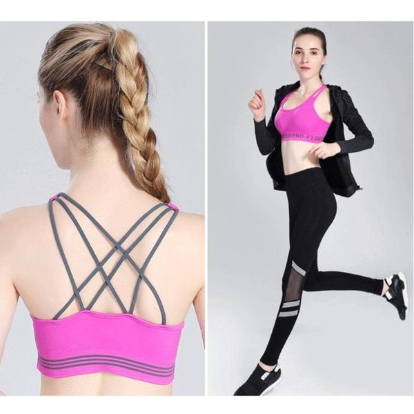 sports bra quickly drying yoga fitness sportswear sweat-absorbent sports underwear straps bra with chest pad, White;black
sports bra quickly drying yoga fitness sportswear sweat-absorbent sports underwear straps bra with chest pad, White;black
