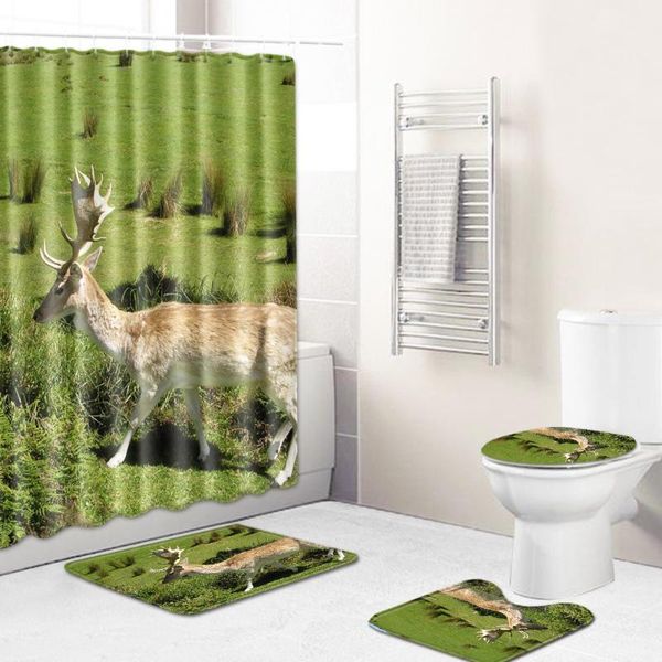 animal bathroom floor mat combination 4-piece suit toilet toilet carpet shower room mat foot pad cross border issue
animal bathroom floor mat combination 4-piece suit toilet toilet carpet shower room mat foot pad cross border issue