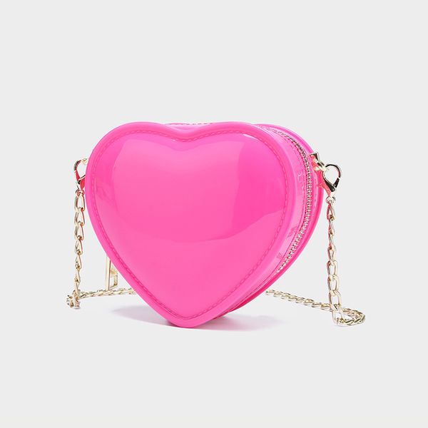 factory direct women's bag fashion contrasting color heart-shaped shoulder gel bag korean-style cool chain phone
factory direct women's bag fashion contrasting color heart-shaped shoulder gel bag korean-style cool chain phone