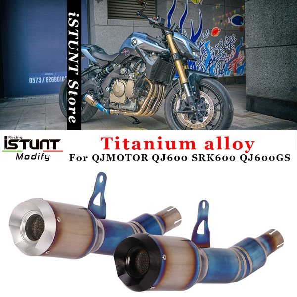 для qjmotor qj600 srk600 qj600gs zhui600 мотоцикл выхлопная система full модифицированный побег титанового сплава среднего звена трубы глуши
для qjmotor qj600 srk600 qj600gs zhui600 мотоцикл выхлопная система full модифицированный побег титанового сплава среднего звена трубы глуши