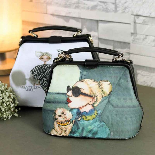 women shoulder bags female messenger bag handbags totes braccialini brand style handicraft art cartoon fashion illustrated print
women shoulder bags female messenger bag handbags totes braccialini brand style handicraft art cartoon fashion illustrated print