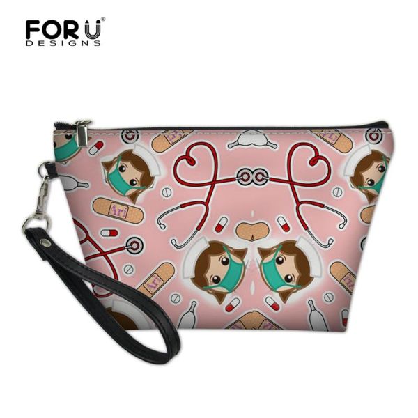 forudesigns professional women make up bags cosmetic cases travel cute /nursing print girls storage makeup organizer cases
forudesigns professional women make up bags cosmetic cases travel cute /nursing print girls storage makeup organizer cases