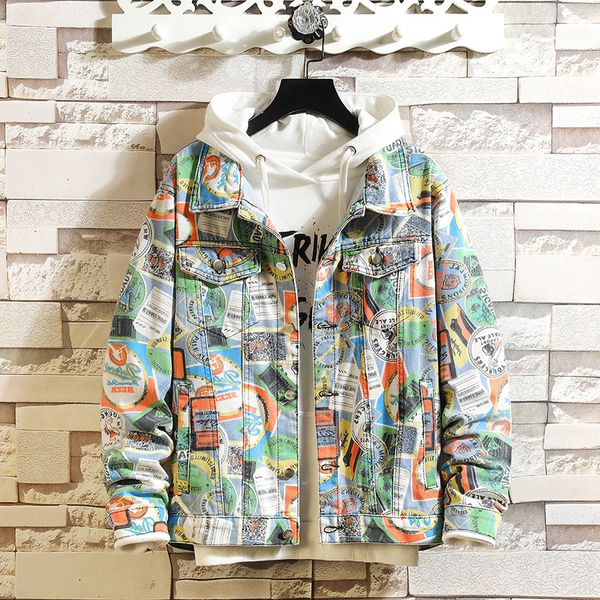 japan style 2020 spring autumn men's fashion denim jacket casual bomber punk rock streetwear clothes, Black;brown
japan style 2020 spring autumn men's fashion denim jacket casual bomber punk rock streetwear clothes, Black;brown