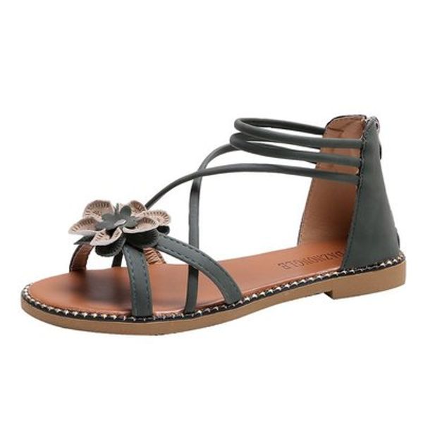2020 new summer casual all-match flat-bottomed roman thin belt large size female sandals, Black
2020 new summer casual all-match flat-bottomed roman thin belt large size female sandals, Black