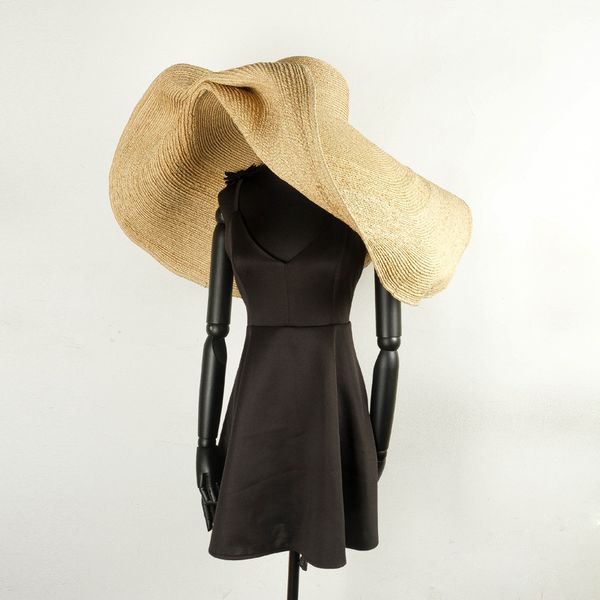 01904-shi summer pgraphed modelshow catwalk handmade raffia 40cm brim leisure beach lady wedding cap women holiday sun hat, Blue;gray
01904-shi summer pgraphed modelshow catwalk handmade raffia 40cm brim leisure beach lady wedding cap women holiday sun hat, Blue;gray