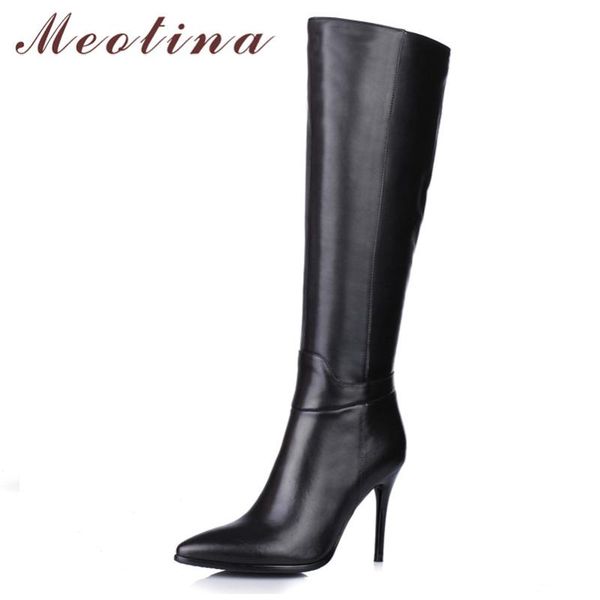 meotina winter knee high boots женщины природные натуральная кожа тонкий каблук длинные сапоги zip очень высоких каблуках lady осень 33-43, Black
meotina winter knee high boots женщины природные натуральная кожа тонкий каблук длинные сапоги zip очень высоких каблуках lady осень 33-43, Black