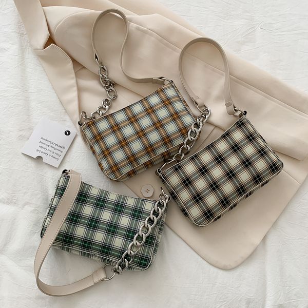 cavas plaid shoulder bags for women 2020 summer casual chain crossbody totes versatile female baguette purse lady axillary bag
cavas plaid shoulder bags for women 2020 summer casual chain crossbody totes versatile female baguette purse lady axillary bag