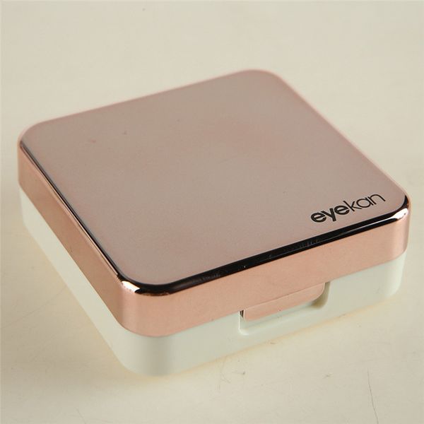 colored contact lens case with mirror men women eyewear lenses box container simple protective travel kit boxes, Silver
colored contact lens case with mirror men women eyewear lenses box container simple protective travel kit boxes, Silver