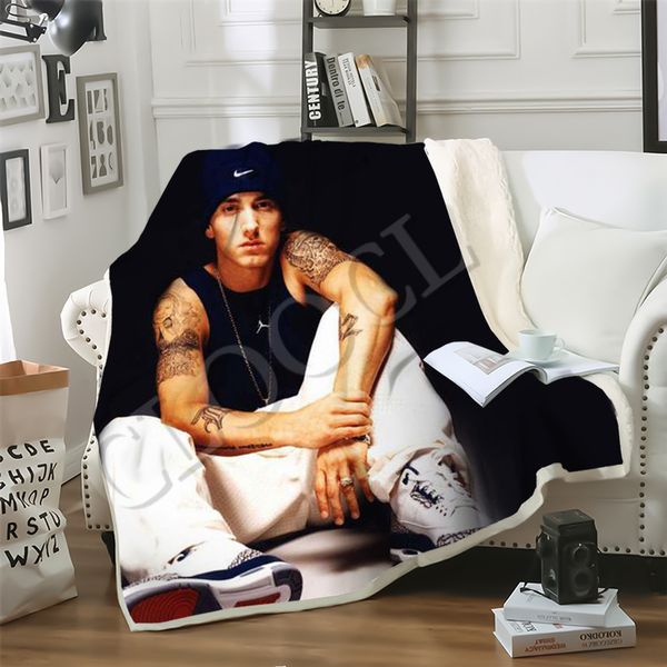cloocl factory wholesale rapper singer eminem blanket 3d print double layer casual sofa youth bedding throw fashion blankets
cloocl factory wholesale rapper singer eminem blanket 3d print double layer casual sofa youth bedding throw fashion blankets