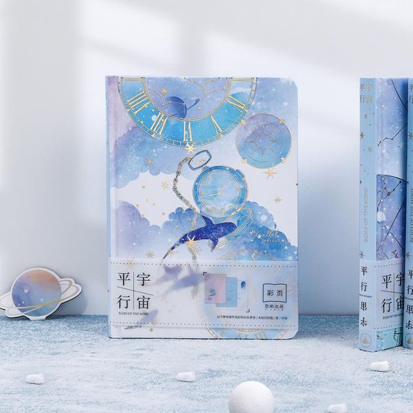 parallel universe" hard cover journal diary lined grid white papers beautiful notebook notepad, Purple;pink
parallel universe" hard cover journal diary lined grid white papers beautiful notebook notepad, Purple;pink