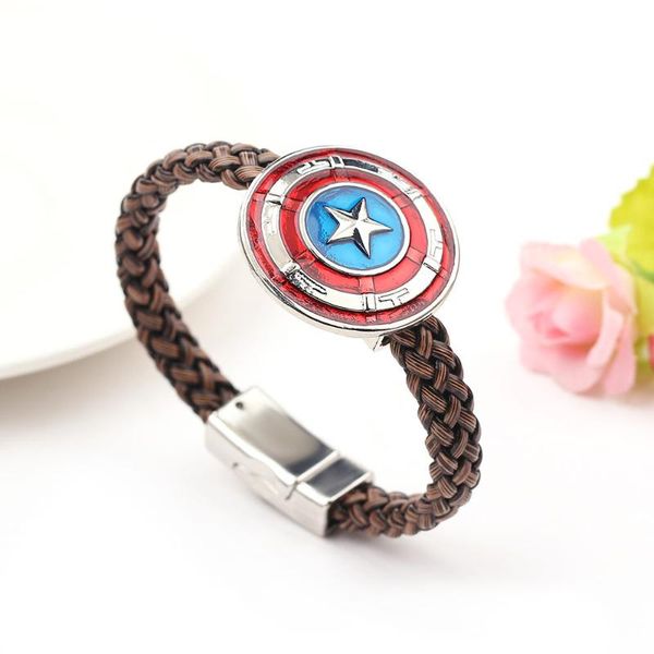 wholesale shield weave bangle fashion male charm bracelet classics movie jewelry cosplay accessories, Golden;silver
wholesale shield weave bangle fashion male charm bracelet classics movie jewelry cosplay accessories, Golden;silver