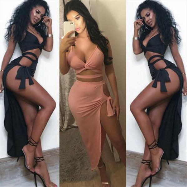 2pcs women 2 piece bodycon two piece crop and skirt set lace up dress party ladies summer clothing set, Gray
2pcs women 2 piece bodycon two piece crop and skirt set lace up dress party ladies summer clothing set, Gray